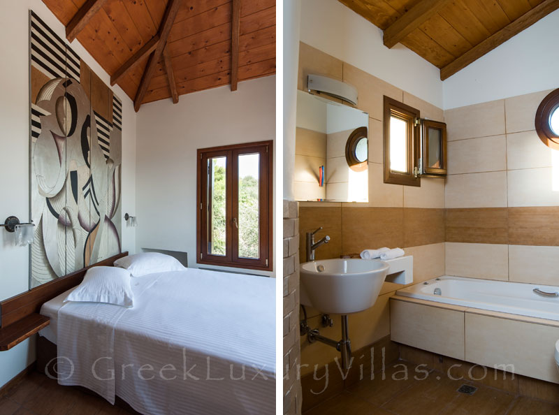 Bedroom at luxury villa, Alonissos