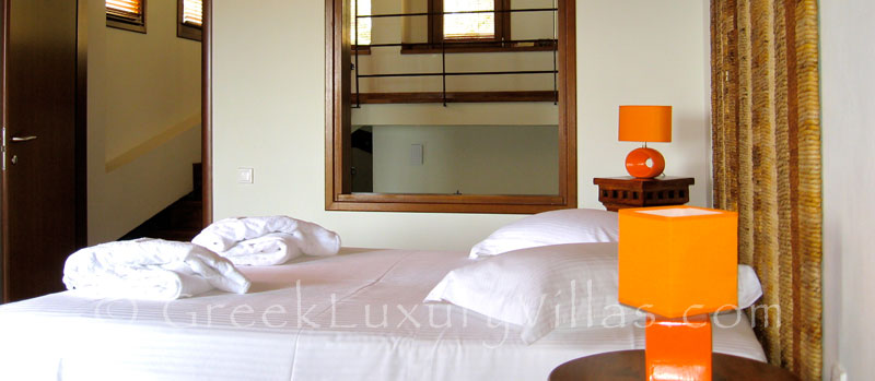 Bedroom of luxurious villa