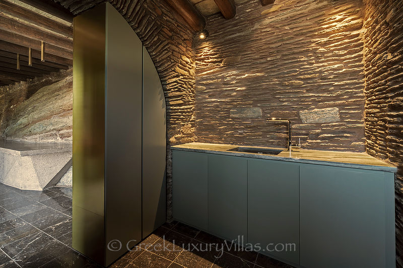 traditional stone villa bathroom