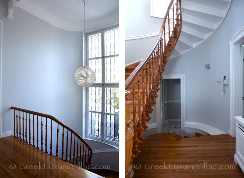 Neoclassic Villa in Athens Plaka Staircase