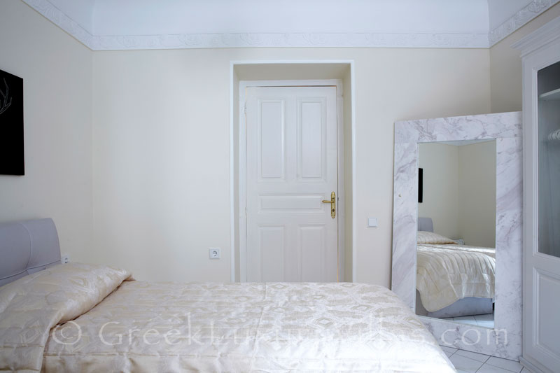 Downstairs Bedroom at Athens City Villa