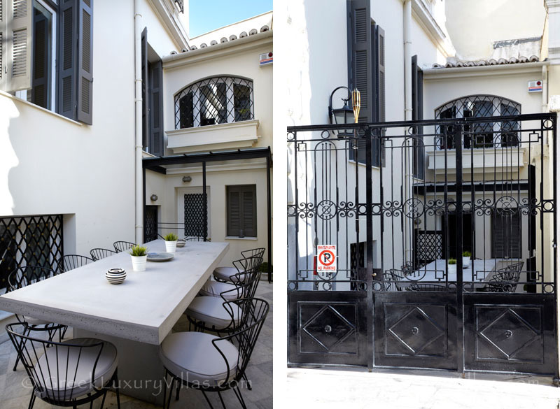 Courtyard in City Center of Athens