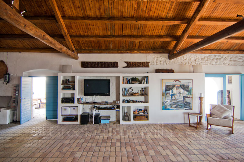 Living Room of Waterfront Villa
