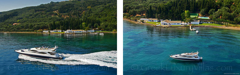 Corfu Waterfront Villa Aerial Photo