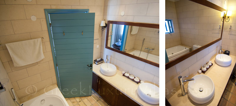 Bathroom Seafront Villa Corfu Greece