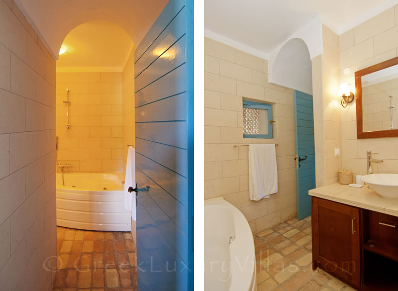 Bathroom Absolute Seafront Villa Corfu