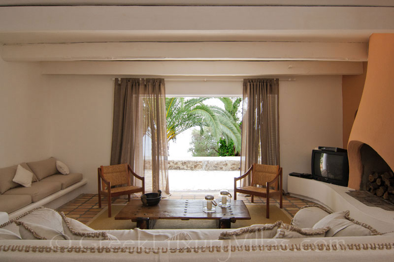 Living Room Corfu Villa