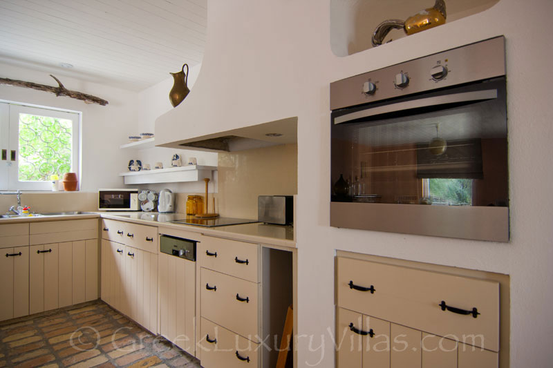 Kitchen Olive Grove Villa Corfu