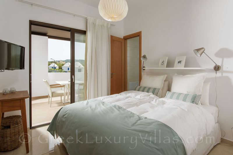 double bedroom modern villa with tennis court and pool