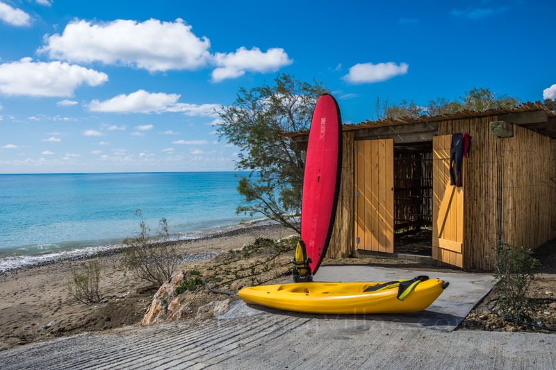 Large beachfront villa with watersports and kayak