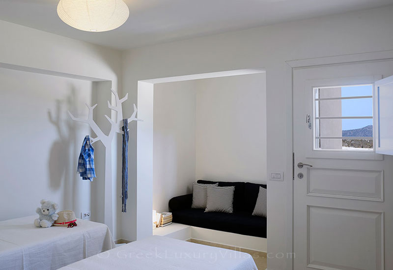 Another bedroom in the luxury villa in Elounda, Crete