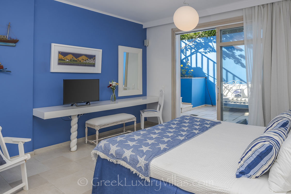 island style seafront villa with pool ground floor bedroom