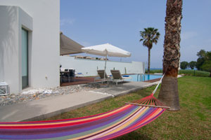 Modern Beachfront Villa in Maleme, Crete
