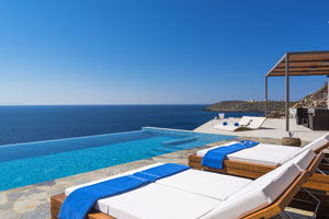 Modern Seafront Luxury Villa near Chania, Crete
