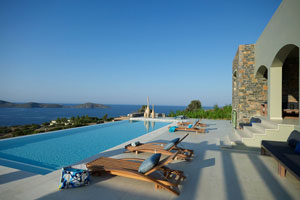 Big Contemporary Villa with Infinity Pool in Elounda, Crete