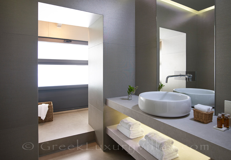 modern bathroom of master bedroom