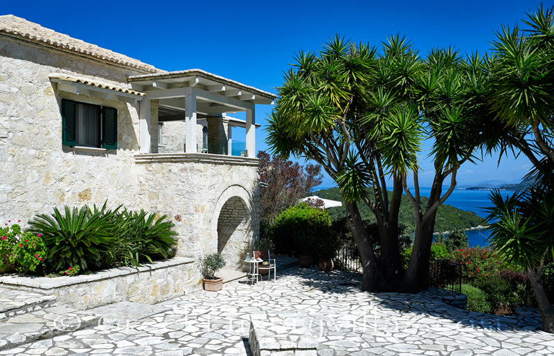 natural stone villa with sea view