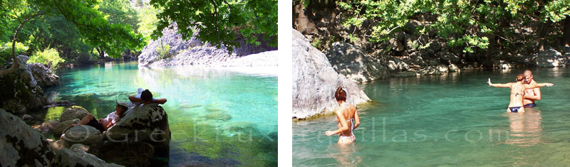 Trekking in the mountains and swimming in the rivers of Zagori