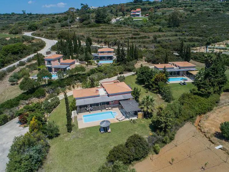 Kefalonia beachfront villa with pool