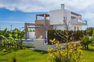 Luxuriöses Ferienhaus mit Pool 600m von Tigaki Beach auf Kos