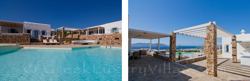 Luxury villa with pool on Koufonisi