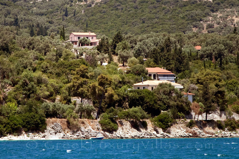 Modern luxury villa in Lefkas with a pool