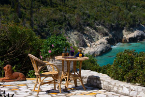 Romantische und geräumige Villa direkt am Strand auf Paxos