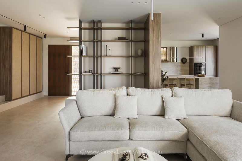 Luxury villa with modern interior