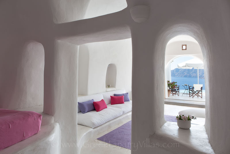 Santorini exklusives Deluxe Suite Interieur