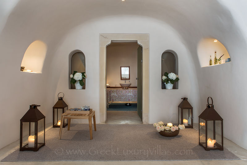 Santorini exklusives  Spa der Luxusresidenz