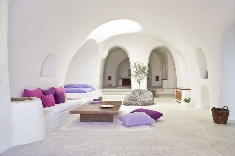 Santorini exclusive perivolas suite interior