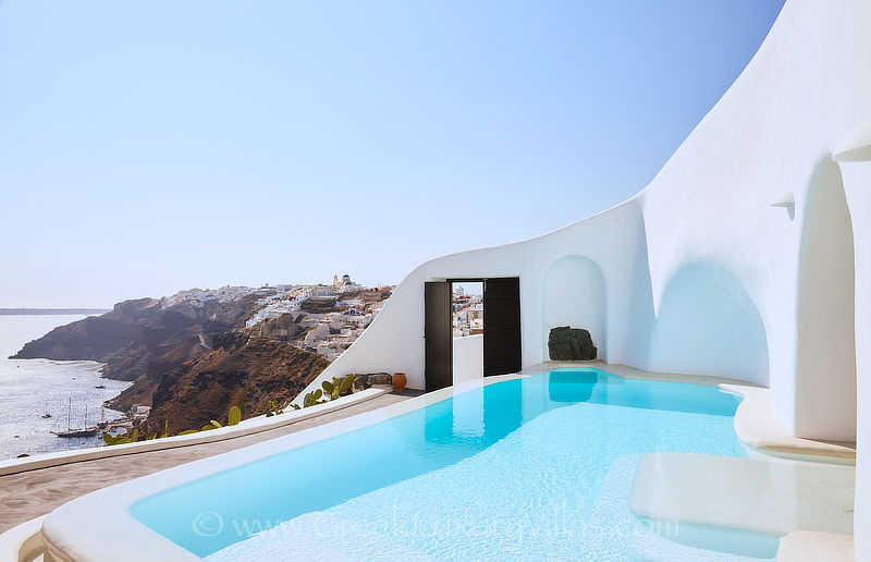 Santorini exklusiven Perivolas Luxus Suite Pool