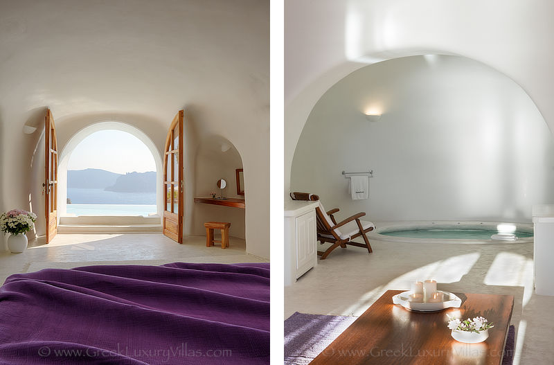 Santorini exclusive perivolas luxury suite