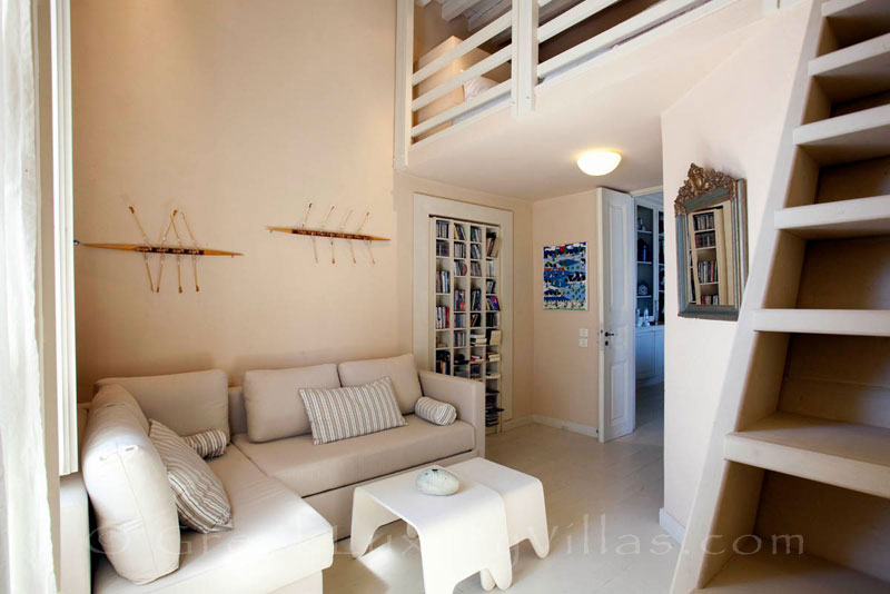 A bedroom of the exquisite traditional villa in Sifnos