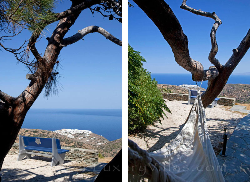 Seaview from an an exquisite traditional villa in Sifnos