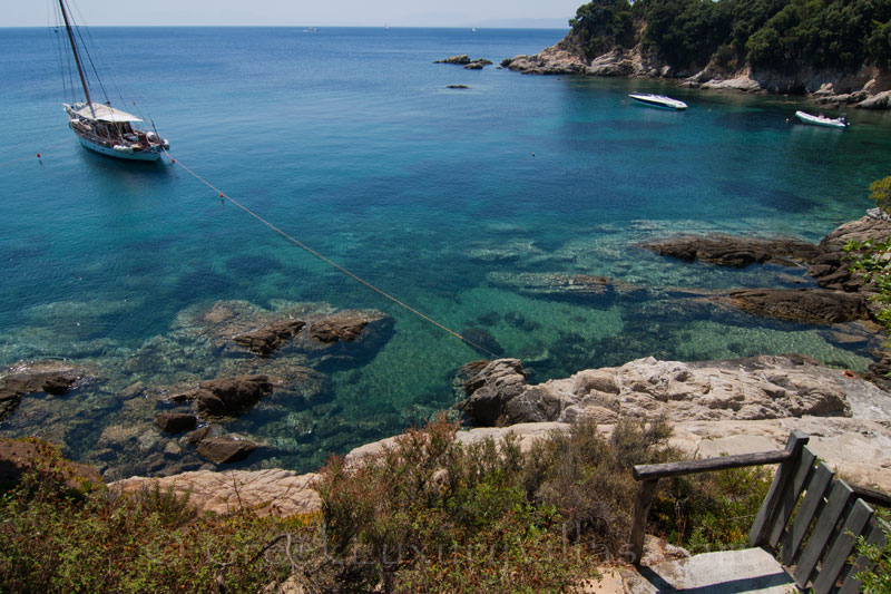 sea  view  from  waterfront  villa  Skiathos