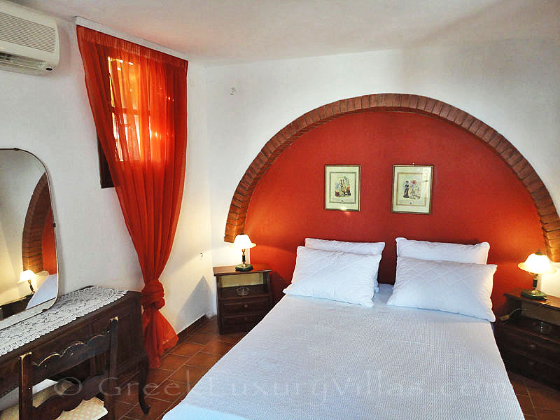 Skyros traditional villa bedroom