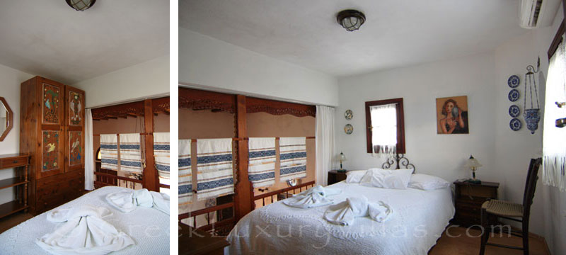 Skyros traditional villa bedroom