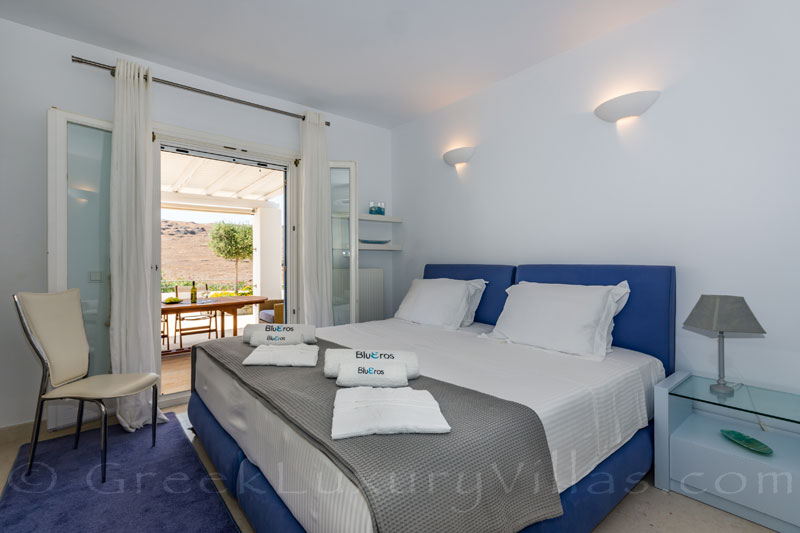 double bedroom luxury villa Syros Greece