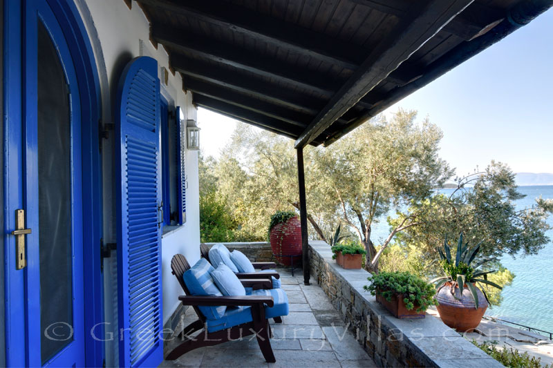 seafront villa with private chef butler guest house veranda