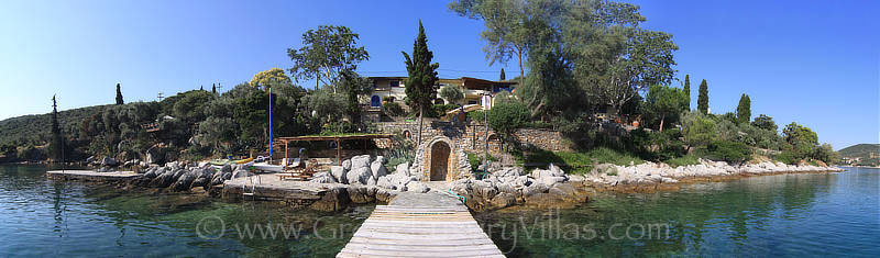 volos thessaly luxury villa with private beach boat chef butler jetty