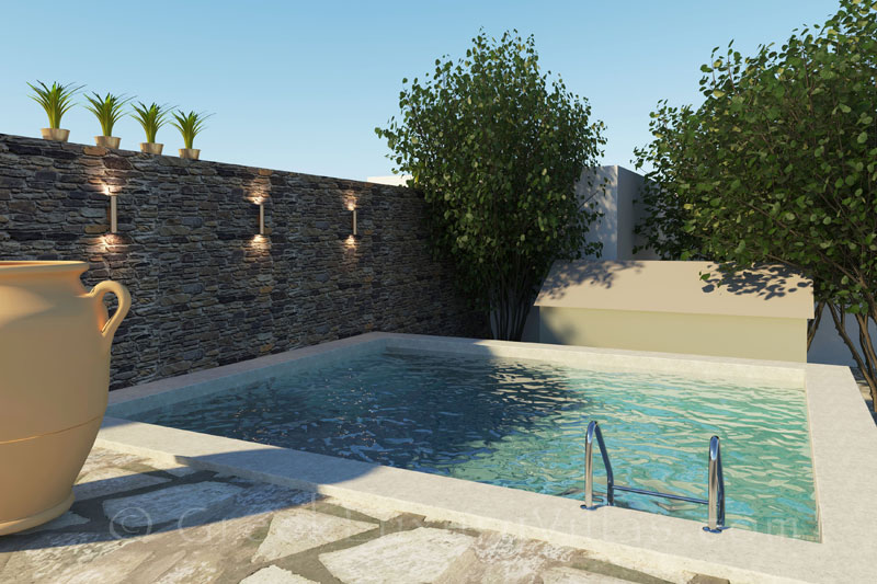 Tinos exclusive traditional villa new pool